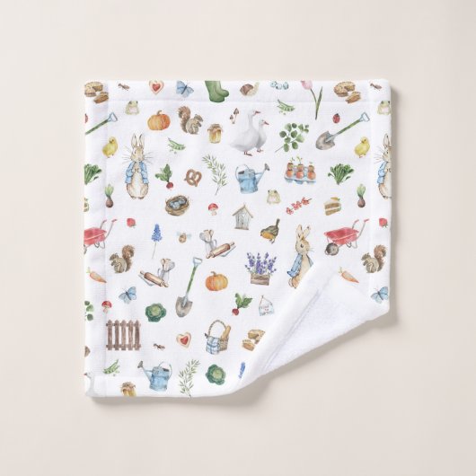 Peter the Rabbit Badhandtuch Set (Waschlappen)