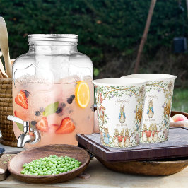 Peter the Rabbit Beatrix Woodland Baby Shower Pappbecher