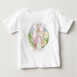 Peter the Rabbit Birthday Girl Baby T-shirt