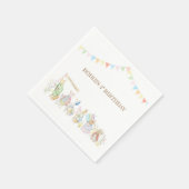 Peter the Rabbit Birthday Parade Serviette (Ecke)