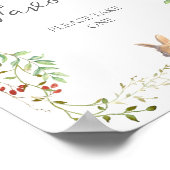 Peter the Rabbit Botanical Gender Reveal Favoriten Poster (Ecke)