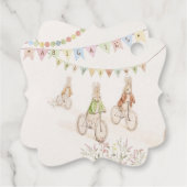 Peter the Rabbit Bunny Gender Neutral Books Baby Geschenkanhänger (Rückseite)