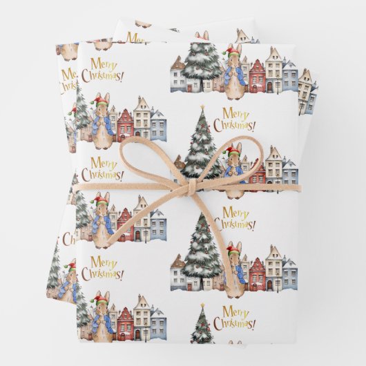 Peter the Rabbit Christmas Shopping Geschenkpapier Set (Beispiel)