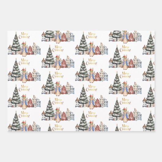 Peter the Rabbit Christmas Shopping Geschenkpapier Set (Vorderseite)