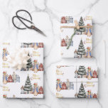 Peter the Rabbit Christmas Shopping Geschenkpapier Set<br><div class="desc">Peter der Rabbit Weihnachtseinkauf. Frohe Weihnachtsgrüße</div>