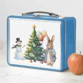 Peter the Rabbit Christmas tree Metall Brotdose (Beispiel)