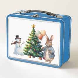 Peter the Rabbit Christmas tree Metall Brotdose