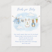 Peter the Rabbit Clothesline Showbook Anfrage Begleitkarte (Vorderseite)