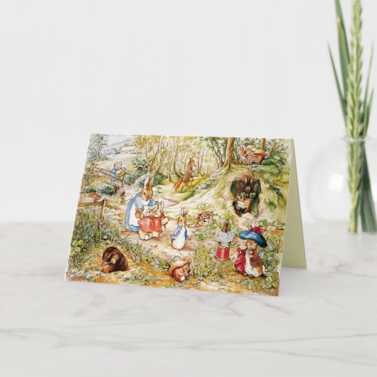 Peter the Rabbit Dankeskarte (Vorderseite)