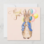 Peter the Rabbit Dankeskarte (Vorderseite)