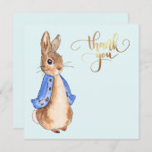 Peter the Rabbit Dankeskarte (Vorne/Hinten)