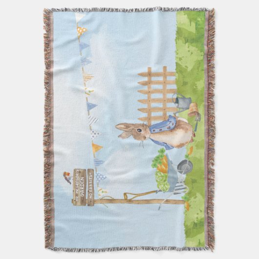 Peter the Rabbit Decke (Vorderseite Vertikal)