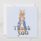 Peter the Rabbit Decorative Danke, Text Dankeskarte (Vorderseite)