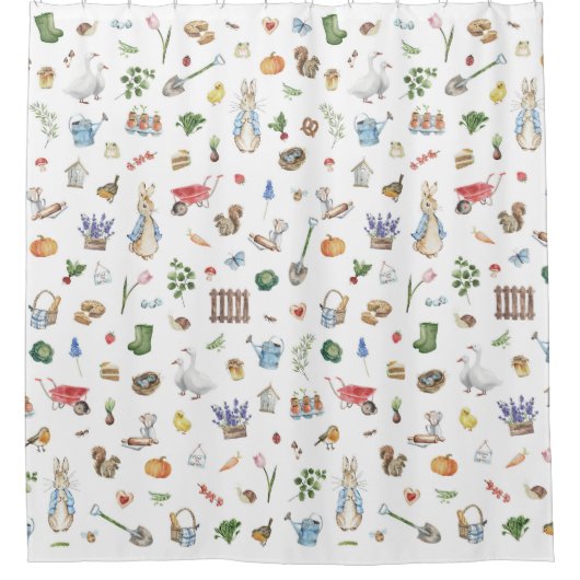 Peter the Rabbit Duschvorhang (Vorderseite)