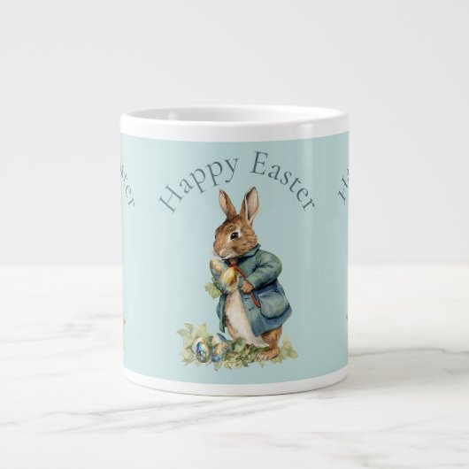 Peter the rabbit Easter egg hunt Jumbo-Tasse (Vorderseite)