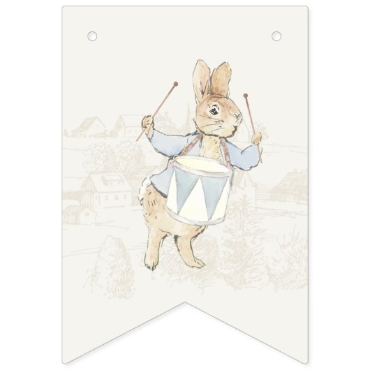 Peter the Rabbit einige Bunny Beatrix Baby Dusche Wimpelkette (Zweite Fahne)