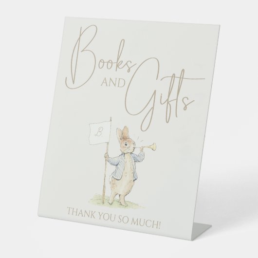 Peter the Rabbit Einige sonnige Bücher und Geschen Sockelschild (Vorderseite)