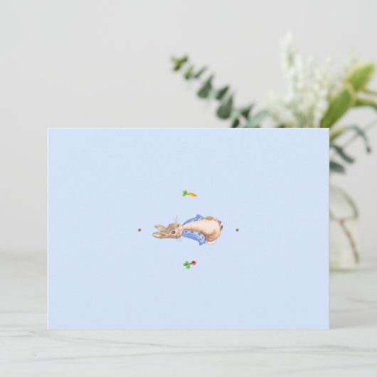 Peter the Rabbit Einladung (Stehend Vorderseite)