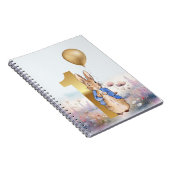 Peter the Rabbit Erster Geburtstag Wildblumen Notizblock (Rechte Seite)