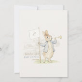 Peter the Rabbit etwas Sonnendusche Dankeskarte (Rückseite)