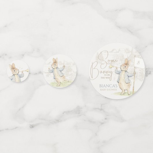 Peter the Rabbit etwas Sonnendusche Konfetti (Vorderseiten)