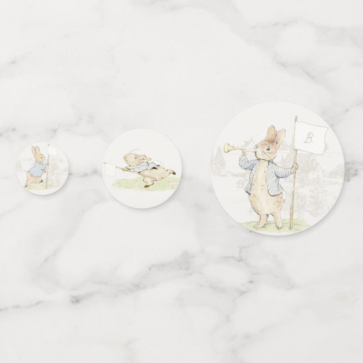 Peter the Rabbit etwas Sonnendusche Konfetti (Rückseiten)