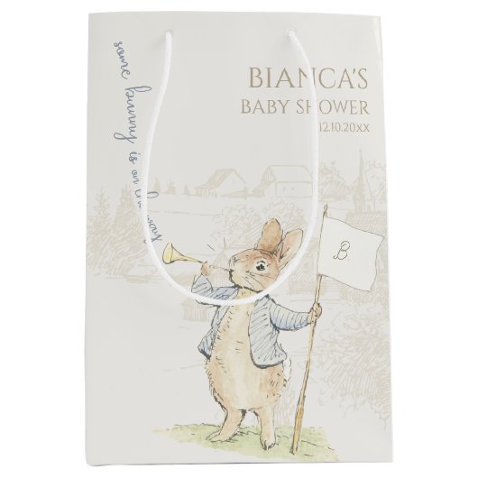 Peter the Rabbit etwas Sonnendusche Mittlere Geschenktüte (Vorderseite)