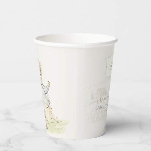 Peter the Rabbit etwas Sonnendusche Pappbecher (Rechts)