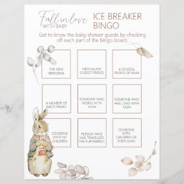 Peter the Rabbit Fall Baby Ice Breaker Bingo Spiel