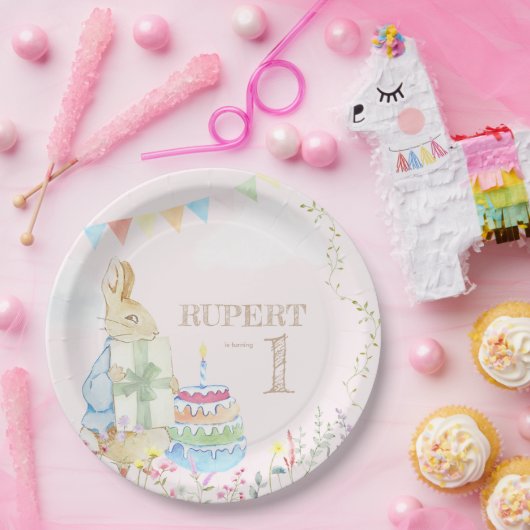 Peter the Rabbit First Birthday Paper Teller (Party)
