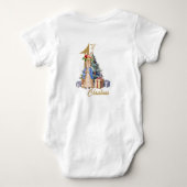 Peter the Rabbit First Christmas Baby Strampler (Rückseite)