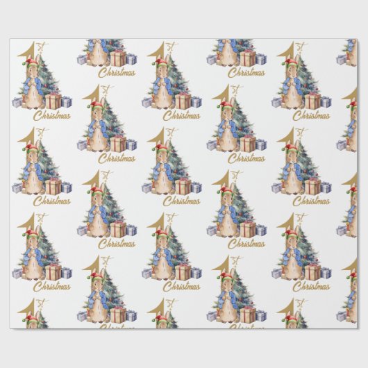 Peter the Rabbit First Christmas Geschenkpapier (Flach)