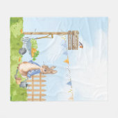 Peter the Rabbit Fleecedecke (Vorderseite (Horizontal))