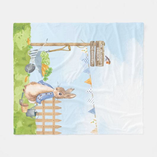 Peter the Rabbit Fleecedecke (Vorderseite (Horizontal))