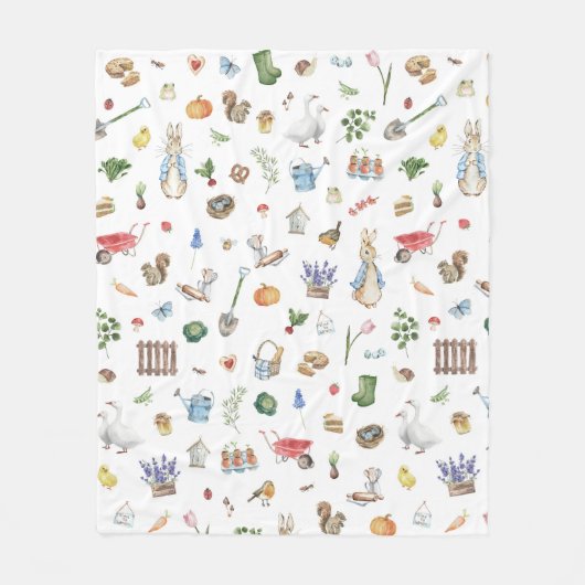 Peter the Rabbit Fleecedecke (Vorderseite)