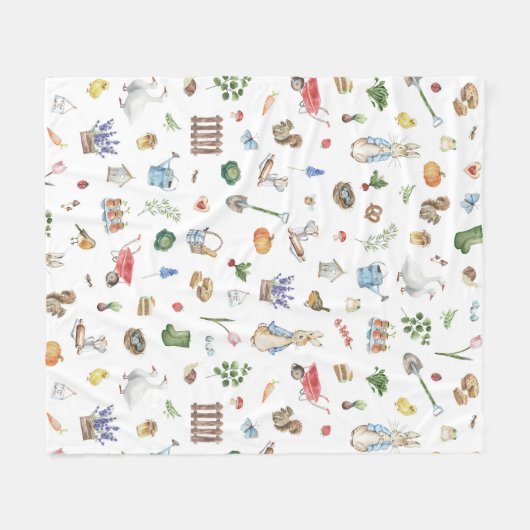 Peter the Rabbit Fleecedecke (Vorderseite (Horizontal))