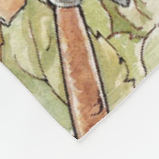 Peter the Rabbit Fleecedecke (Ecke)
