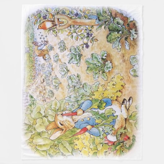 Peter the Rabbit Fleecedecke (Vorderseite)