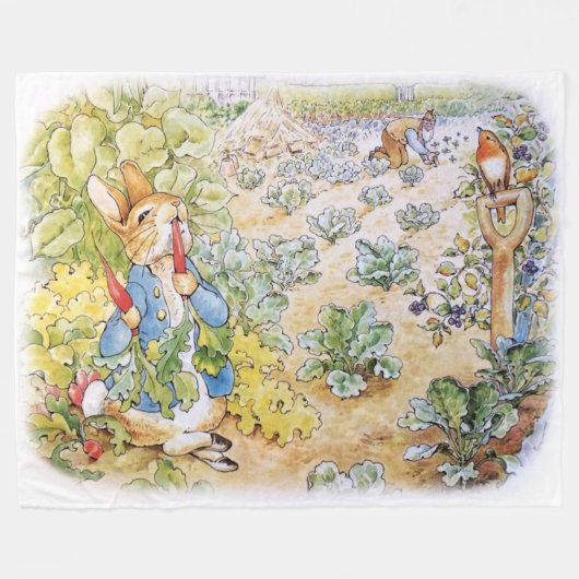 Peter the Rabbit Fleecedecke (Vorderseite (Horizontal))