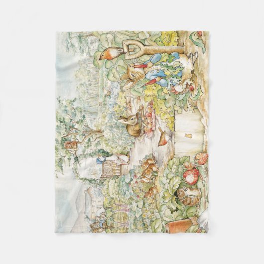 Peter the Rabbit Fleecedecke (Vorderseite)