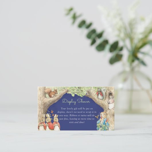 Peter the Rabbit Forest Friends Display Dusche Begleitkarte (Stehend Vorderseite)