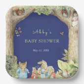 Peter the Rabbit Forest Friends Kinderdusche Pappteller (Vorderseite)