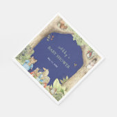 Peter the Rabbit Forest Friends Kinderdusche Serviette (Ecke)