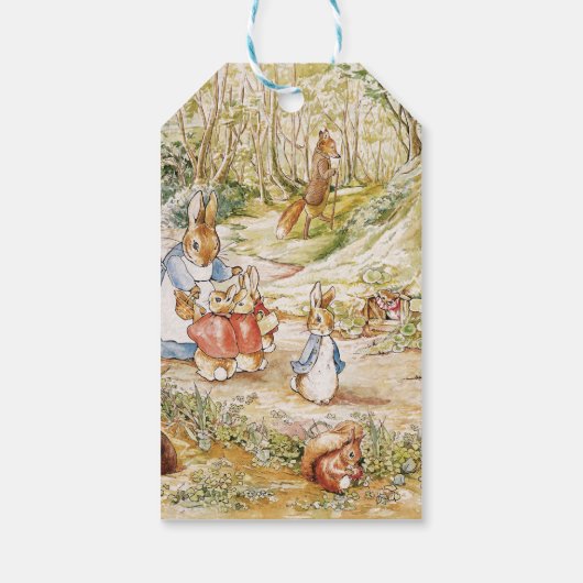 Peter the Rabbit Forest Friends Shower Geschenkanhänger (Rückseite)