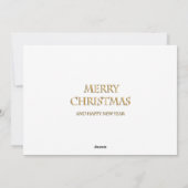 Peter the Rabbit Frohe Weihnachtsbaum Feiertagskarte (Rückseite)