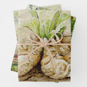 Peter the Rabbit Garden Baby Shower Geschenkpapier Set (Beispiel)