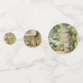 Peter the Rabbit Garden Baby Shower Konfetti (Rückseiten)