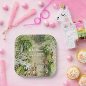 Peter the Rabbit Garden Baby Shower Pappteller (Party)