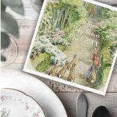 Peter the Rabbit Garden Baby Shower Serviette