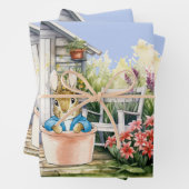 Peter the Rabbit Garden Shed Geschenkpapier Set (Beispiel)
